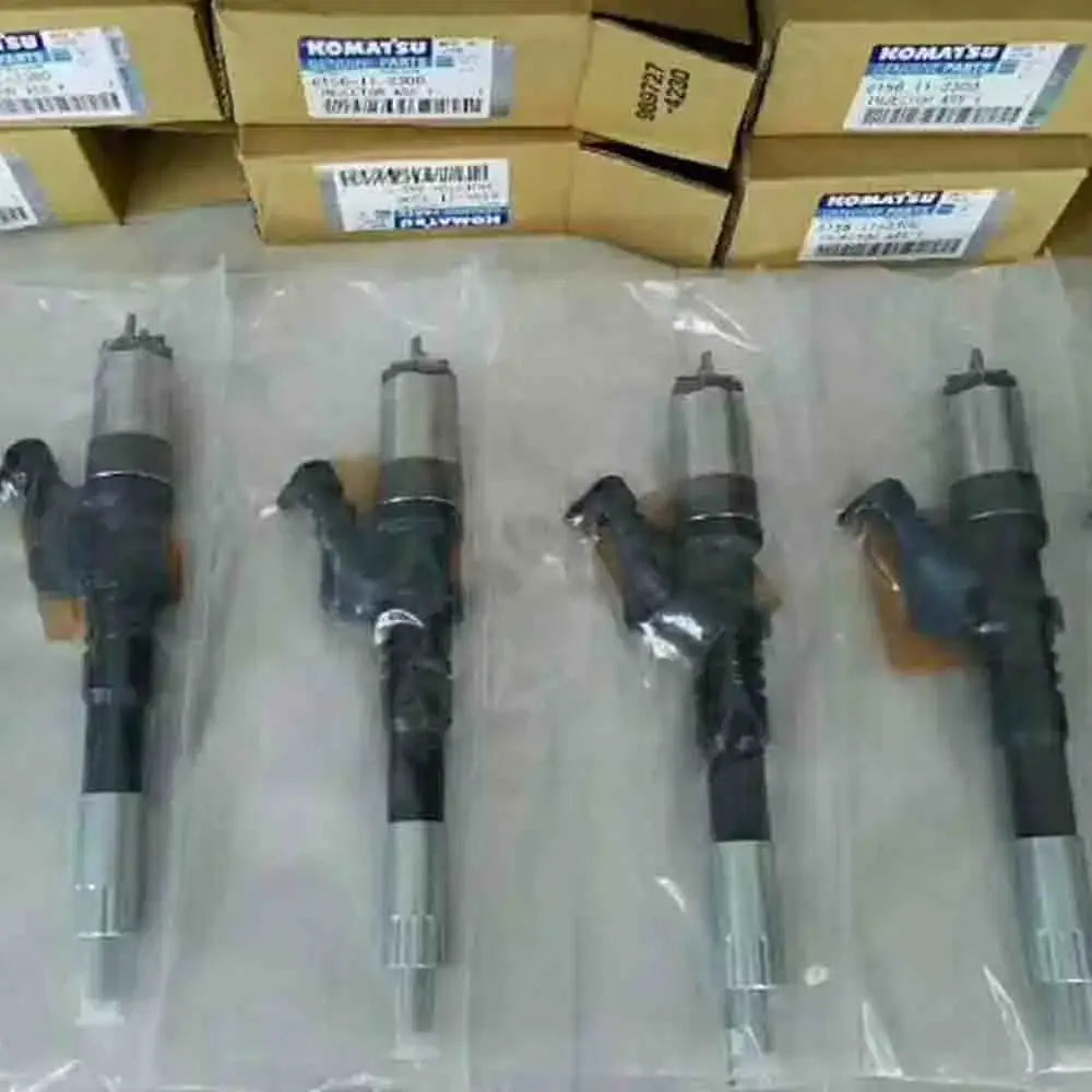 Komatsu PC400-7 S6D125 Injector 095000-1211 - New