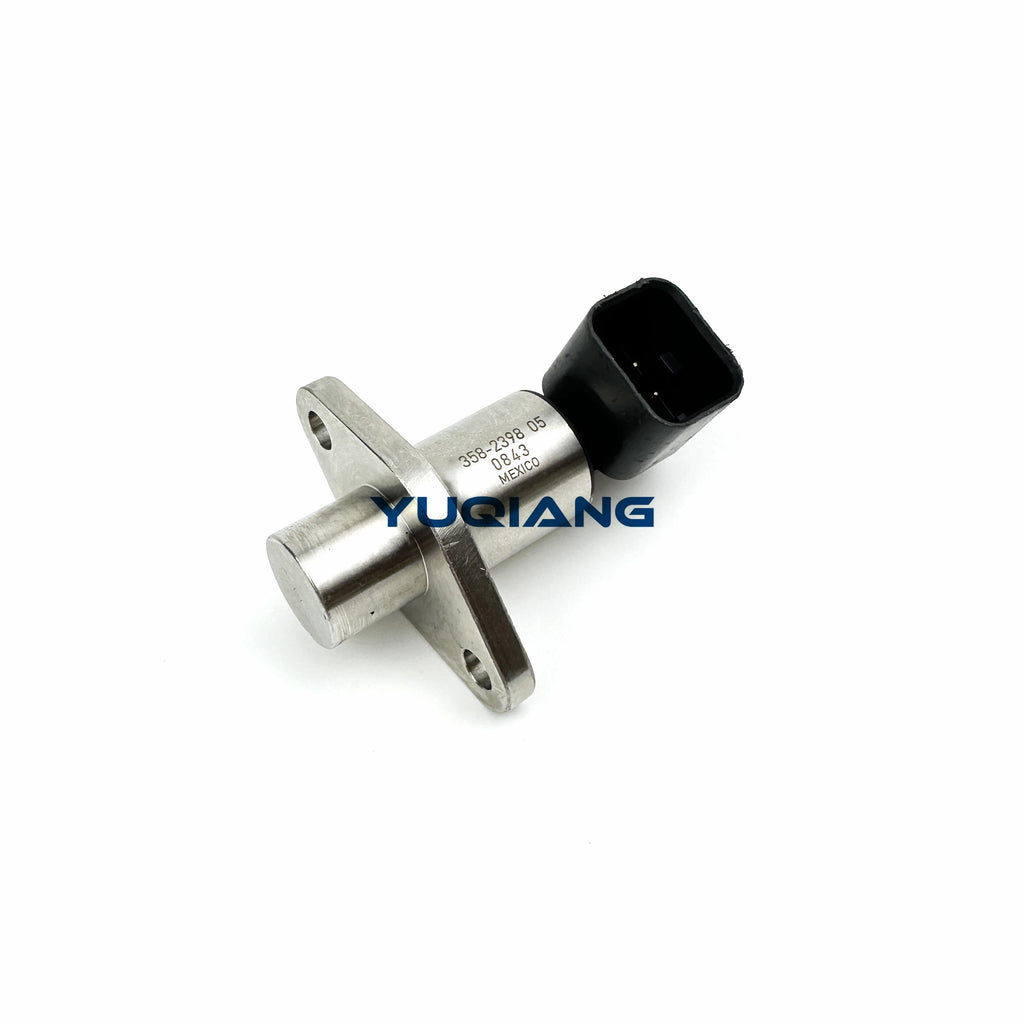 Machinery engine speed sensor 358-2398 for models 908K, 963K, 6015B, D6K, D7E, new OEM replacement part.