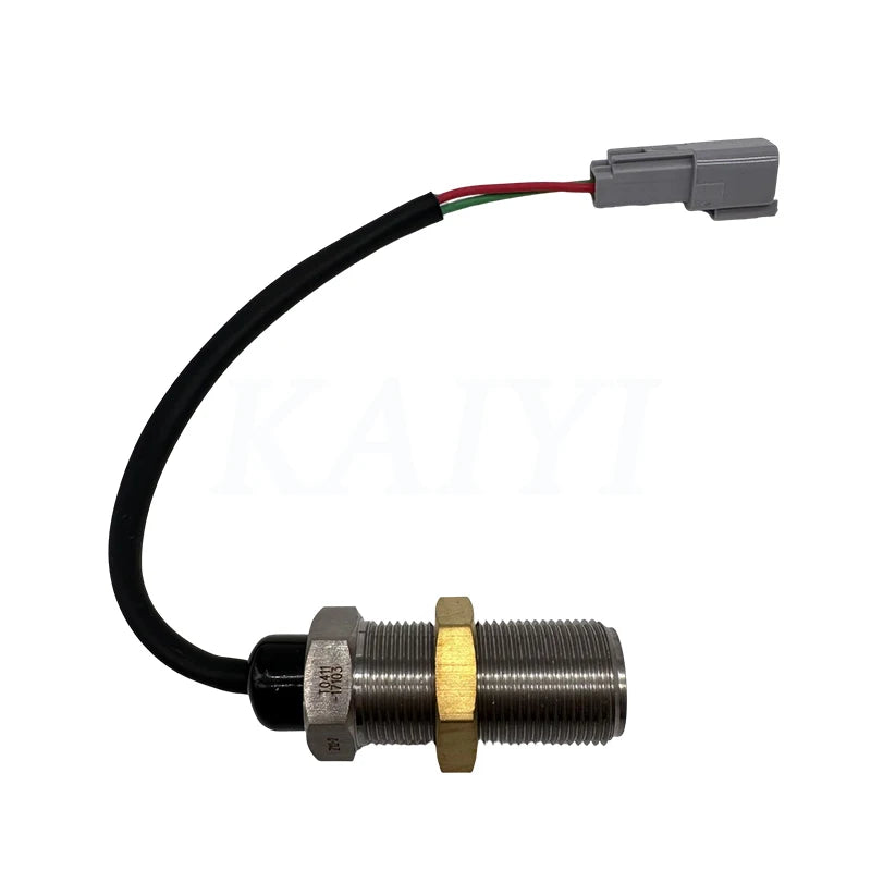 Revolution Speed Sensor 3034572 for Cummins B3.3, new OEM part with connector, high-quality sensor replacement.