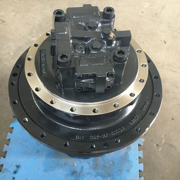 Final Drive 20Y-27-00300 for Komatsu PC220 Excavator, new genuine OEM replacement part on blue mat.