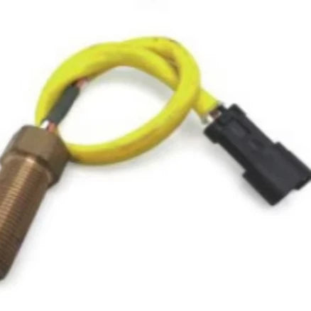 Camshaft sensor 266-8576 with yellow cable and black connector for automotive replacement, new OEM part.