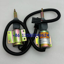 Load image into Gallery viewer, Diesel engine solenoid valves with wiring harness, model 3938236, suitable for various applications, new condition.