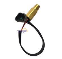 Load image into Gallery viewer, Revolution Sensor 258-4521 for CAT Truck, new OEM replacement part with a brass connector and wire harness.