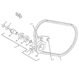 COGGED V-BELT 001-5645 for Caterpillar