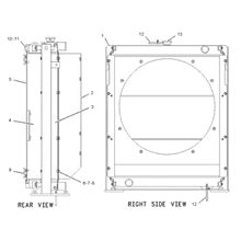 Load image into Gallery viewer, 1643598 Radiator plate and bar core for CAT E315B/E317B/E318B