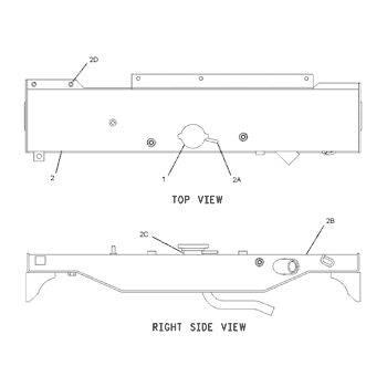 Radiator 189-6674 1896674 for CAT 966GII Wheel Loader