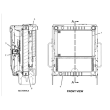 Load image into Gallery viewer, CAT 160H Radiator 239-5233 2395233 OEM Replacement