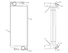 Load image into Gallery viewer, Radiator Core 234-3589 CAT 631D OEM Replacement