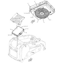 Load image into Gallery viewer, RADIATOR &amp; HYD OIL COOLER Assy 258-3457 for Caterpillar 289C