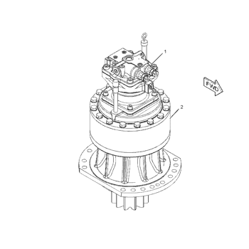 Caterpillar Excavator Gearbox | 296-6146 Swing Gearboxes 