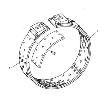 Brake Lining 6Y2370 For Caterpillar | Imara Engineering Supplies