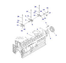 Load image into Gallery viewer, Komatsu Engine Camshaft | 6D170E Camshaft | Imara Engineering Supplies