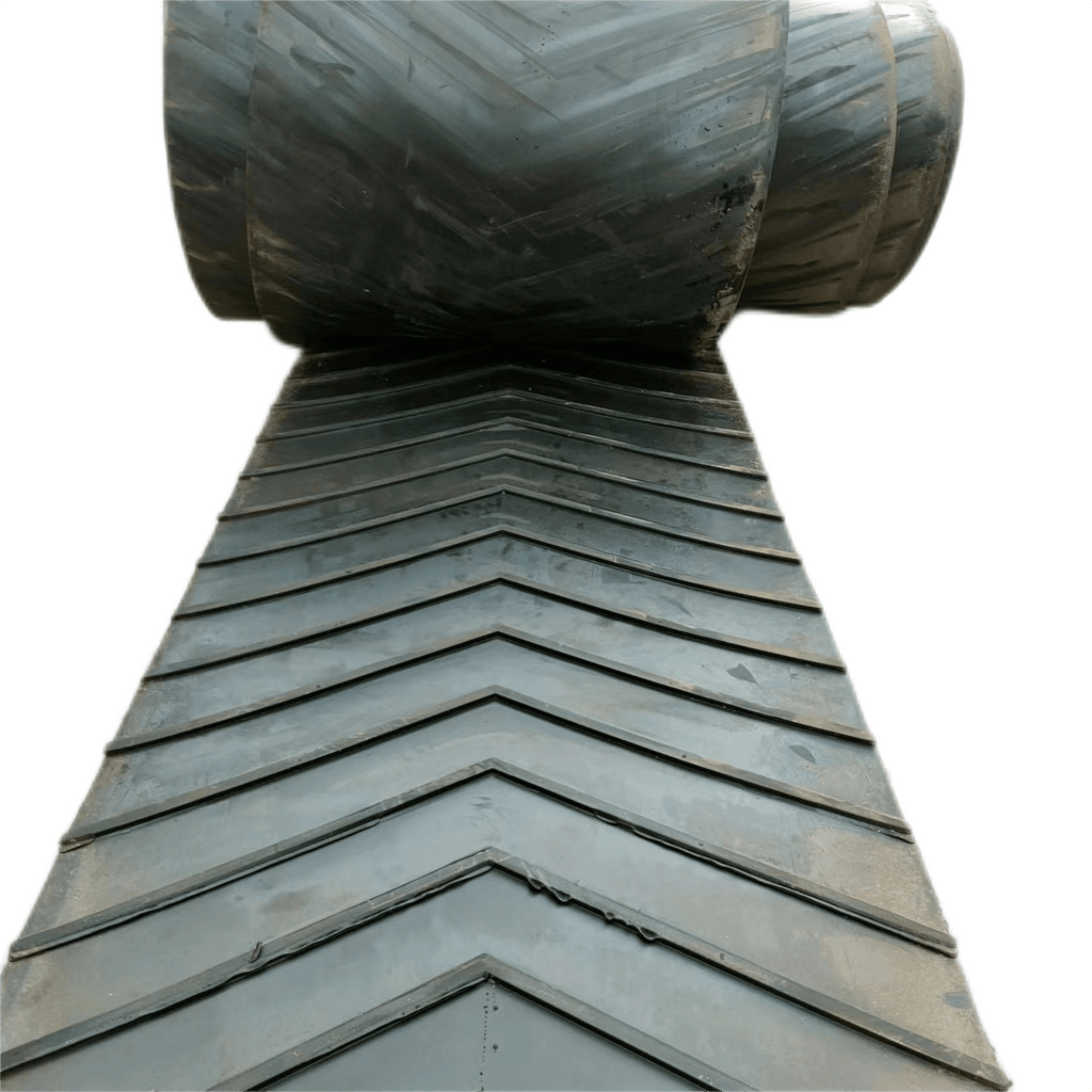 Profiled herringbone rubber conveyor belt, rubber conveyor belt profile and pattern rubber belt