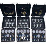 Hydraulic Pressure Gauge Set Diagnostic Test Kits For Excavator Engine Parts