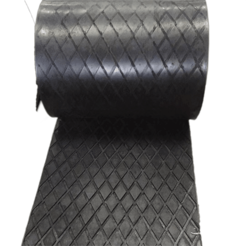 Profiled herringbone rubber conveyor belt, rubber conveyor belt profile and pattern rubber belt