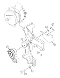 Belt tensioner 377-9087 3779087 APV3088 CAT C4.4 312D 313D