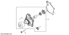 Load image into Gallery viewer, Water Pump RE545572 for John Deere 244J 313 315 317 318D 320 320D 323D 4120 4320 4520 4720 CT315 CT322