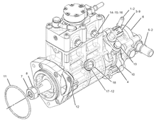 Load image into Gallery viewer, Fuel Injector Pump C6.6 Engine Injector Pump 317-8021 3178021 2641A312